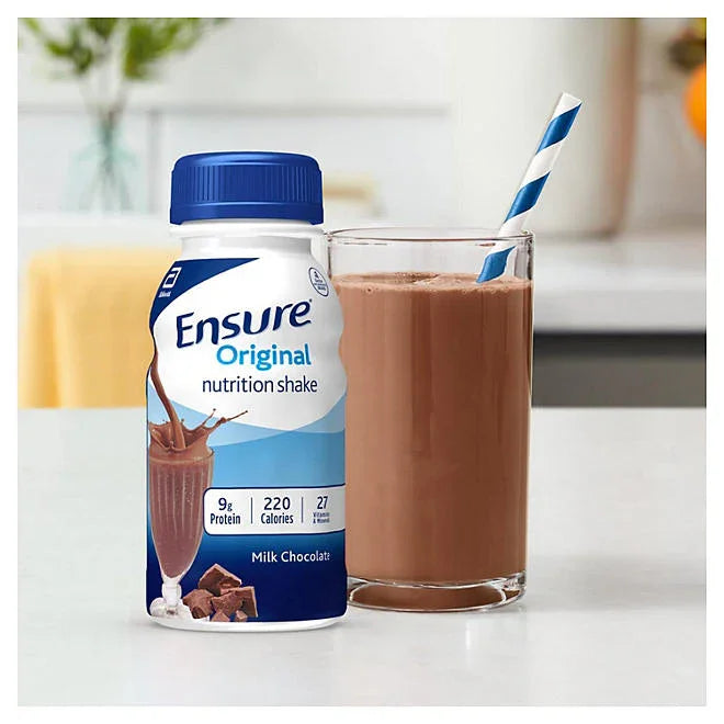 Ensure Chocolate Protein Shake, 24 Pack