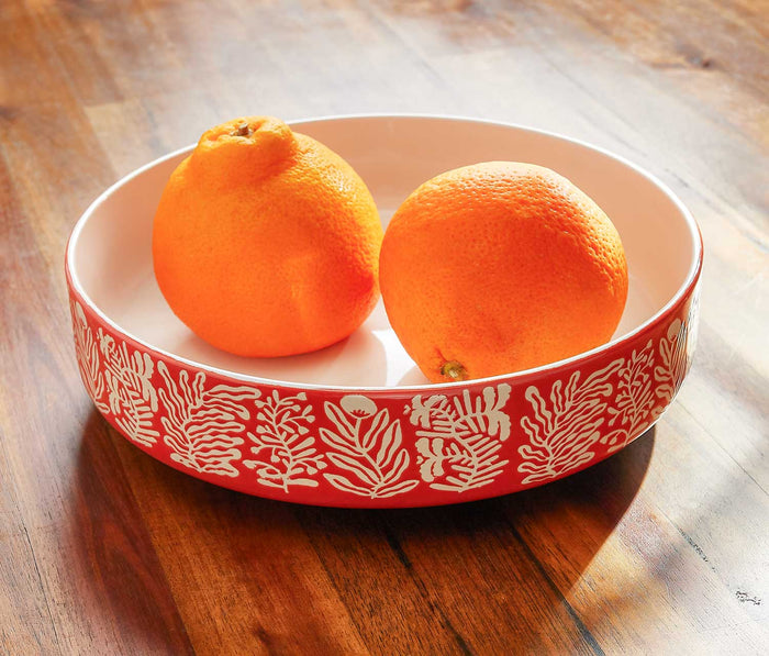 Danica Studio Large Low Serving Bowl & Servers Set