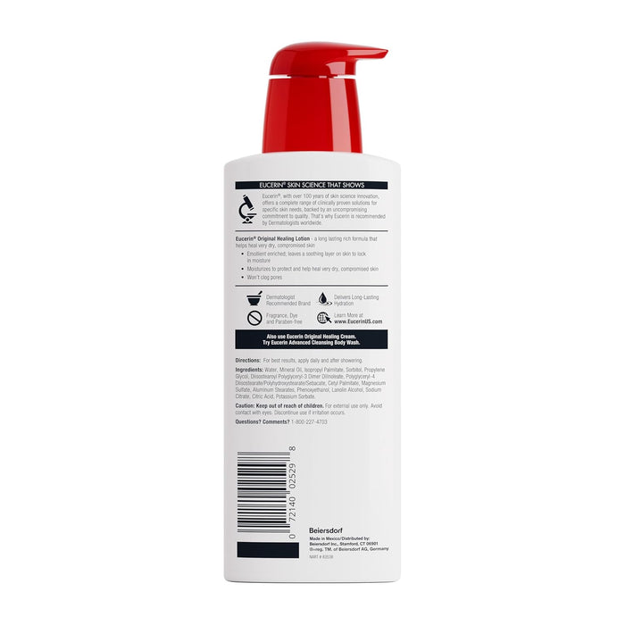 Eucerin Original Healing Rich Body Lotion for Extremely Dry Skin