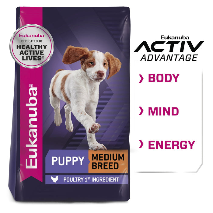 Eukanuba Dog Puppy Medium Breed Dry Food 15kg