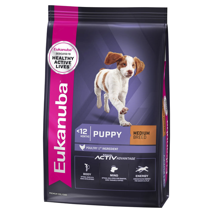 Eukanuba Dog Puppy Medium Breed Dry Food 15kg