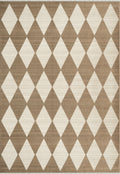 Evelyn Harlequin Diamond Brown Rug