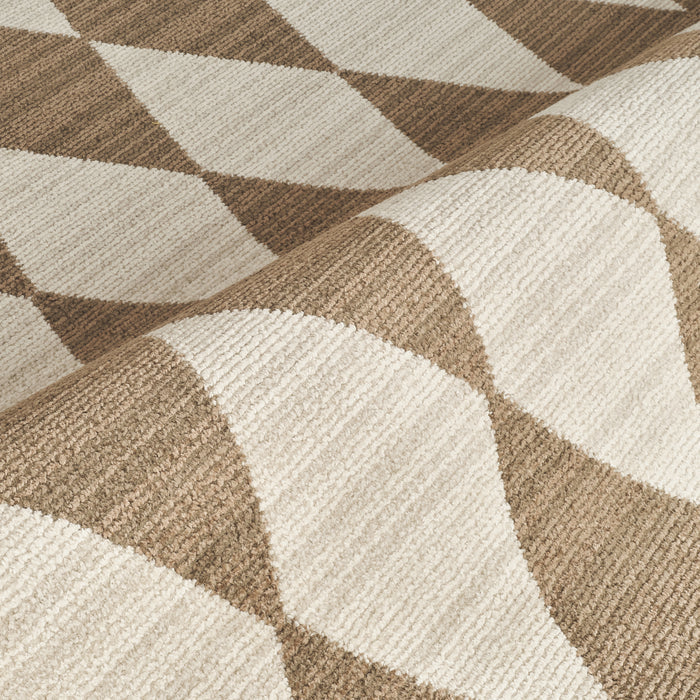 Evelyn Harlequin Diamond Brown Rug
