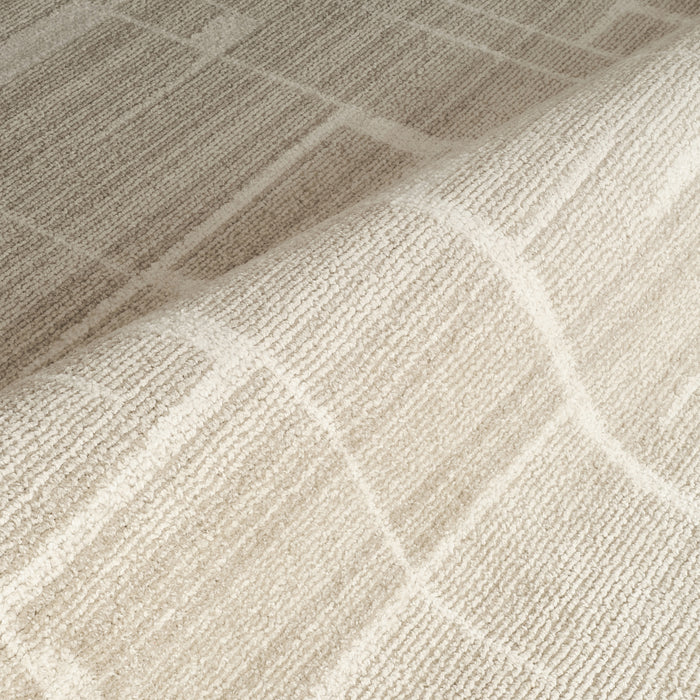 Evelyn Textured Beige Rug