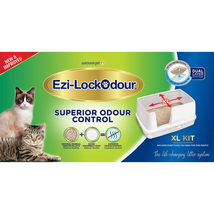 Ezi-LockOdour Dual Layer Cat Litter System Extra Large Cat Litter Tray