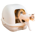 Ezi-LockOdour Dual Layer Cat Litter System Hooded Cat Litter Tray-Habitat Pet Supplies