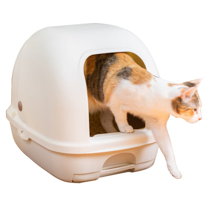Ezi-LockOdour Dual Layer Cat Litter System Hooded Cat Litter Tray-Habitat Pet Supplies