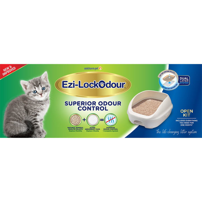 Ezi-LockOdour Dual Layer Cat Litter System Litter Tray