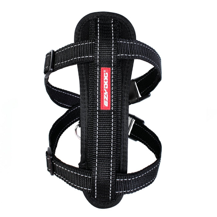 Ezydog Chest Plate Harness L Black-Habitat Pet Supplies