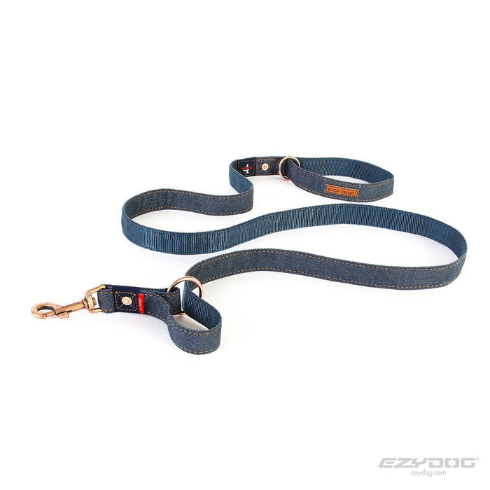 Ezydog Vario Dog Leash 4 Denim-Habitat Pet Supplies