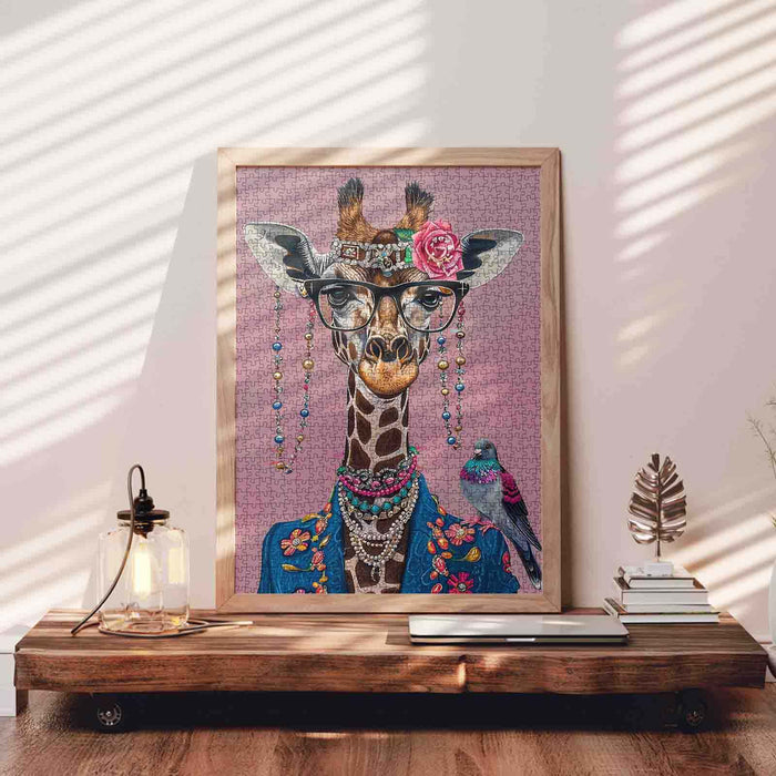 Fashionable Giraffe Jigsaw Puzzle