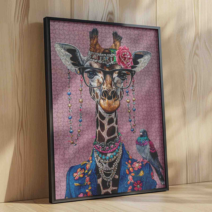 Fashionable Giraffe Jigsaw Puzzle