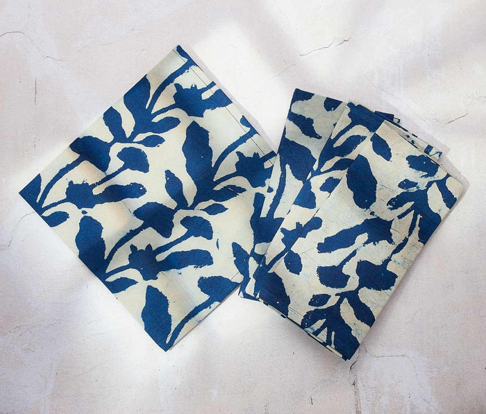 Now design Flourish Block Print Napkins