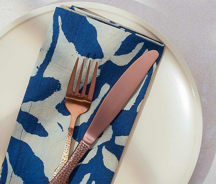 Now design Flourish Block Print Napkins