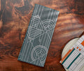 Frank lloyd Geometric patterned towel - lollygag