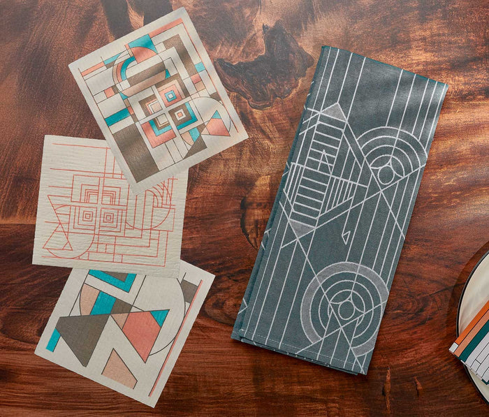 Frank Lloyd Wright April Showers Jacquard Kitchen Towel Sets - Lollygag.co