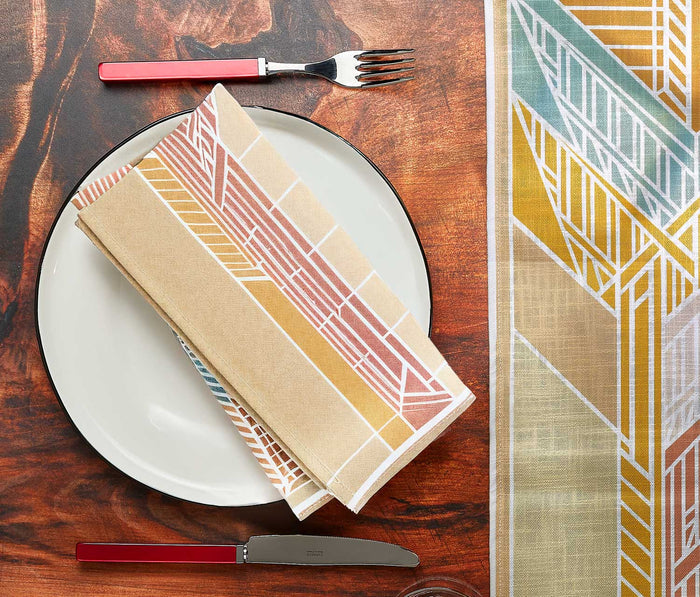 Frank Lloyd Wright Dana Thomas House Napkin Set -lollygag