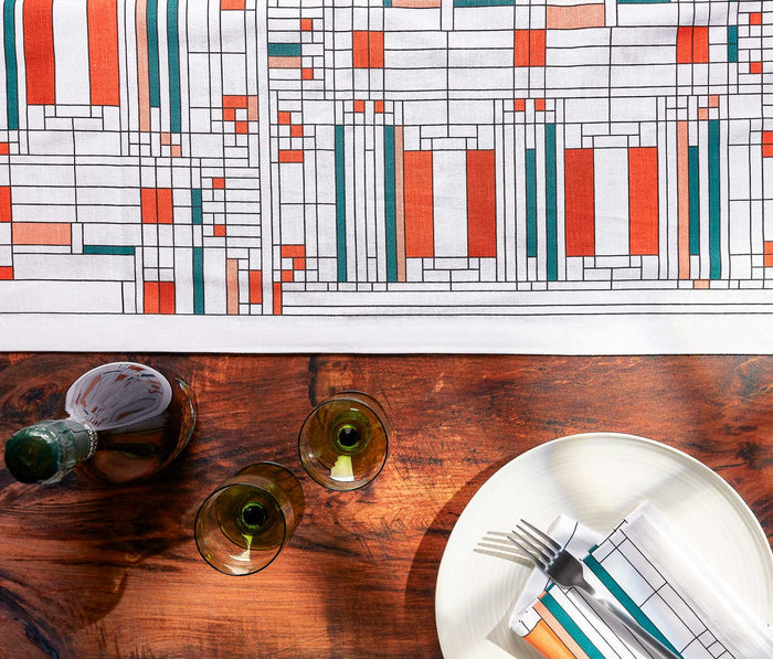 Frank Lloyd Wright Oak Park Table runner - Lollygag