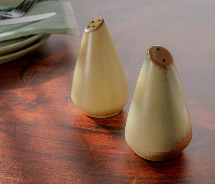 Frankoma Westwind Desert Sand Salt and Pepper Shakers - Lollygag