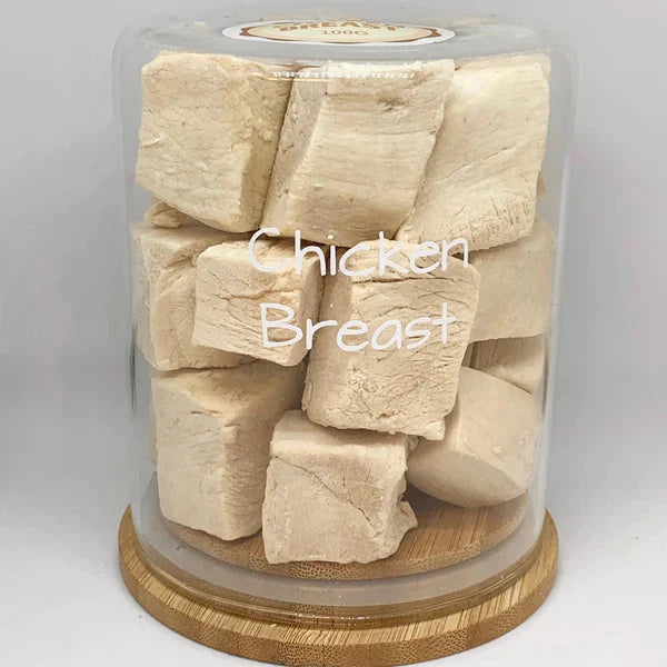 Freezy Paws Freeze Dried Chicken Breast Dog and Cat Treats 100g