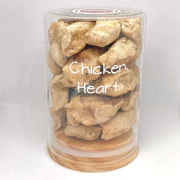 Freezy Paws Freeze Dried Chicken Hearts Dog and Cat Treats 100g