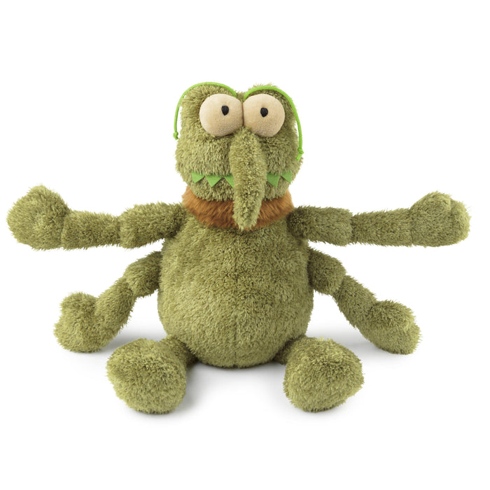 FuzzYard Dog Toy Scratchy Green Flea Large-Habitat Pet Supplies