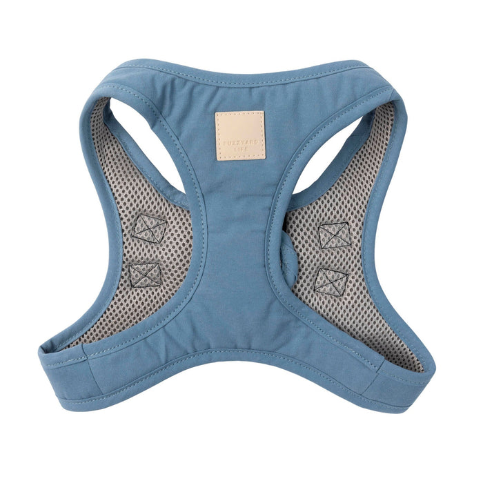FuzzYard Life Step In Dog Harness French Blue Extra Large-Habitat Pet Supplies