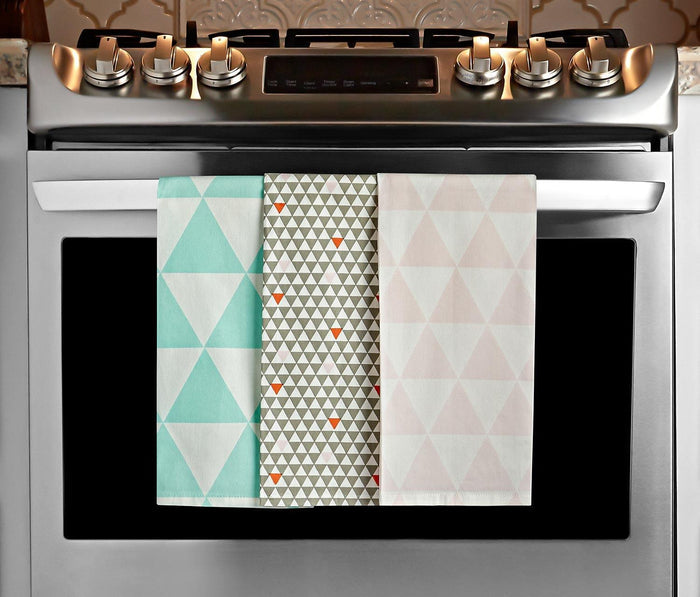 Geo-Pastels Kitchen Towels Set of 3 - lollygag