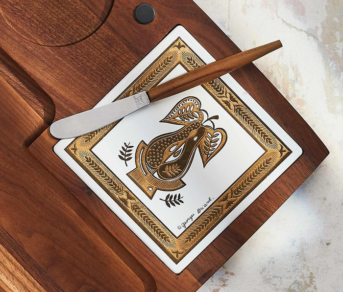 Georges Briard Golden Pear Small Serving Tray- lollygag