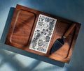 vintage Georges Briard Melange cheese serving board