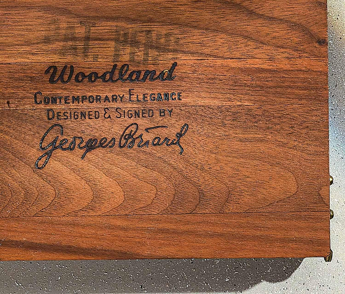Vintage Georges Briard folding cheese board set - lollygag