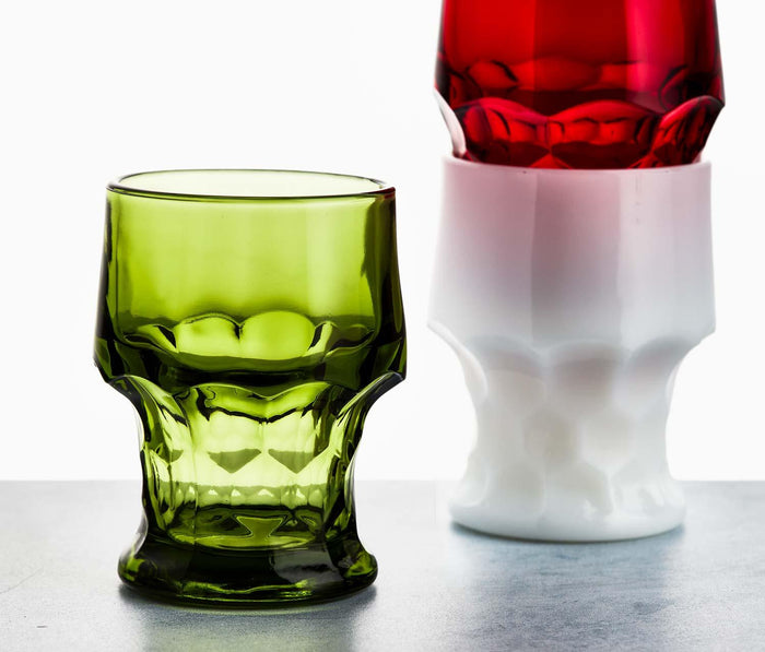 Vintage Georgian Honeycomb Tumblers Holiday Set - lollygag