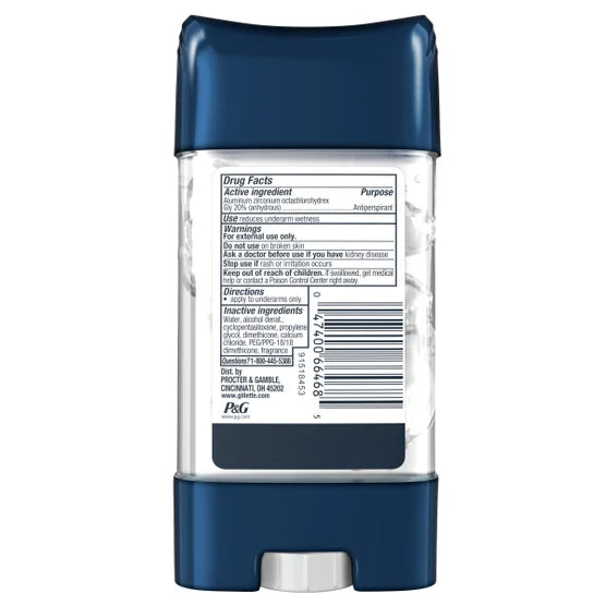 Gillette Ultimate Protection  2X Antiperspirant (Non-Irritant),  5-pack