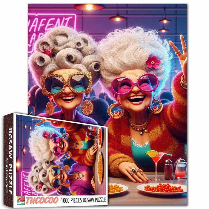Glamorous Ladies Night Out Jigsaw Puzzle
