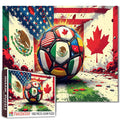 Global Soccer Flags Fusion Jigsaw Puzzle