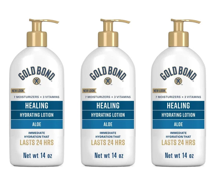 Gold Bond Healing Lotion with Aloe in Kenya - 3 Pack