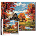 Golden Farm Retreat Jigsaw Puzzle