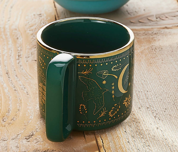 Danica Golden Moonlit midi green studio mugs - Lollygag