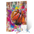 Graffiti Basketball Blast paint by numbers