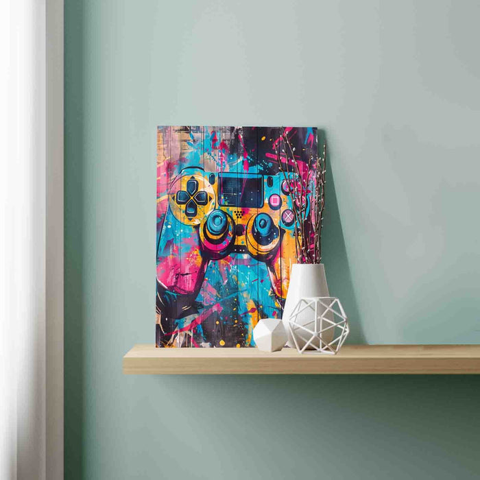 Graffiti Game Controller paint by numbers