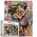 Graffiti Kiss of Love Jigsaw Puzzles - Tucocoo