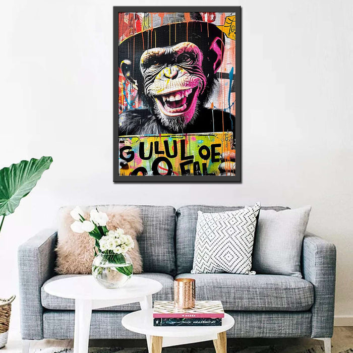 Graffiti Monkey with Hat Jigsaw Puzzles - Tucocoo