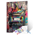 Graffiti Retro Cassette Tape paint by numbers