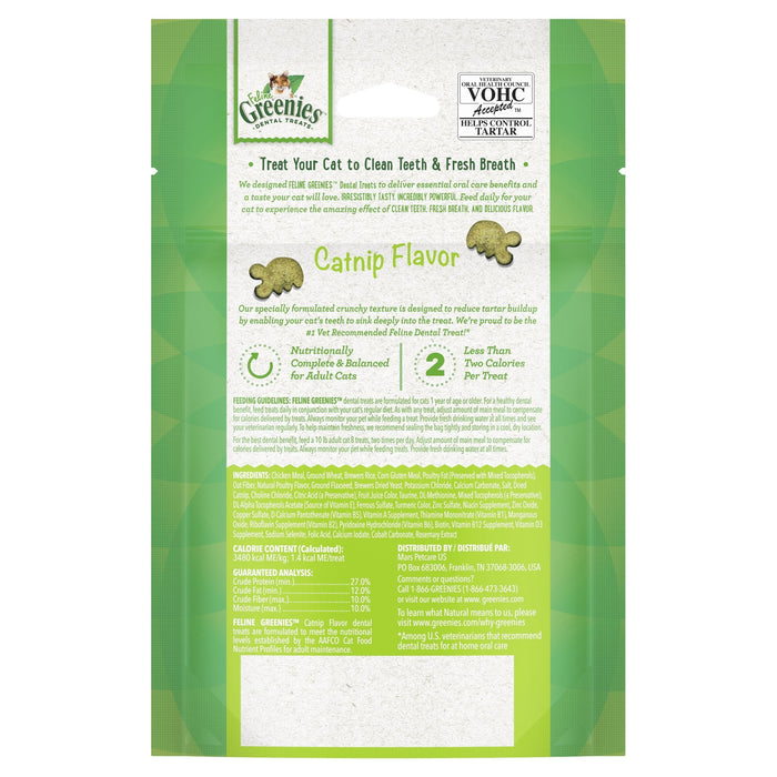 Greenies Cat Dental Treats Catnip 60g