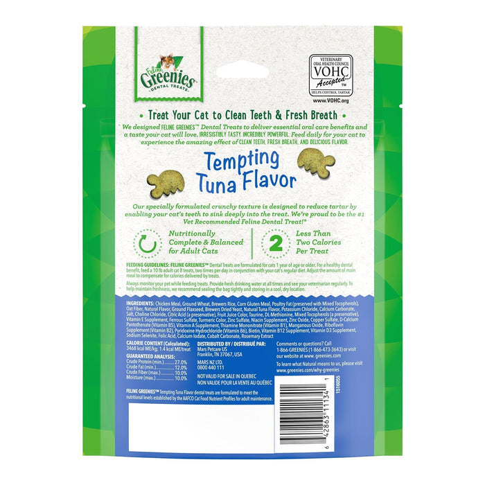 Greenies Cat Dental Treats Tempting Tuna 130g