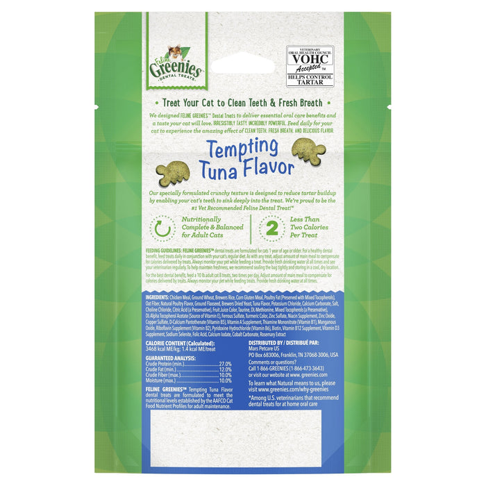 Greenies Cat Dental Treats Tempting Tuna 60g
