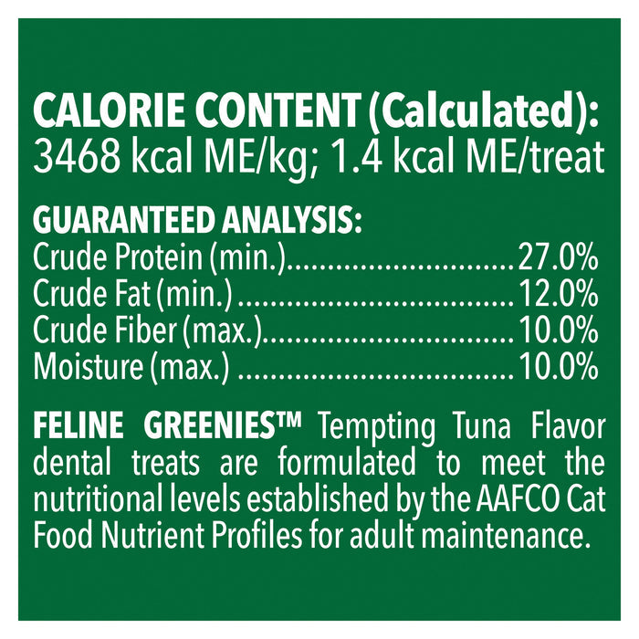 Greenies Cat Dental Treats Tempting Tuna 60g