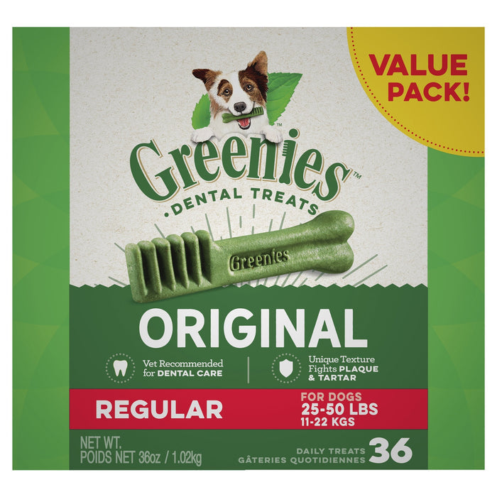 Greenies Dog Original Dental Treats for Regular Dogs Value Pack 1kg