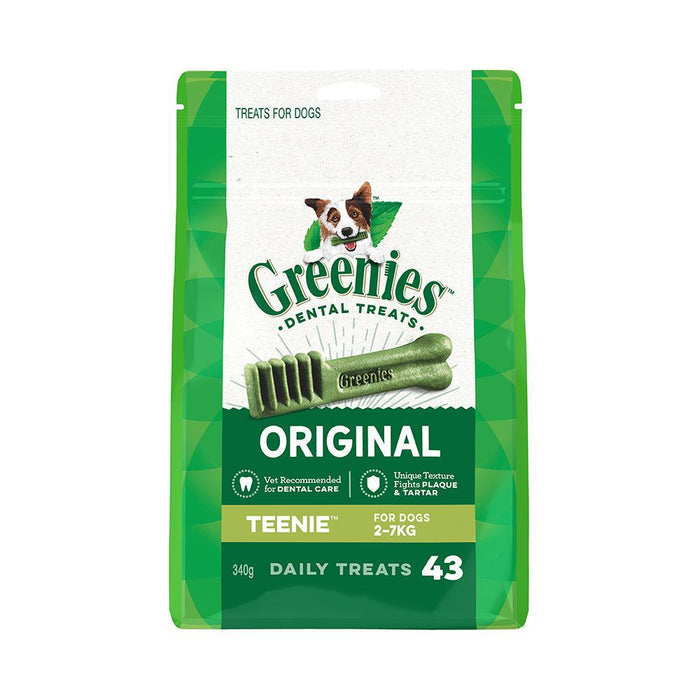Greenies Dog Original Dental Treats for Teenie Dogs 340g-Habitat Pet Supplies