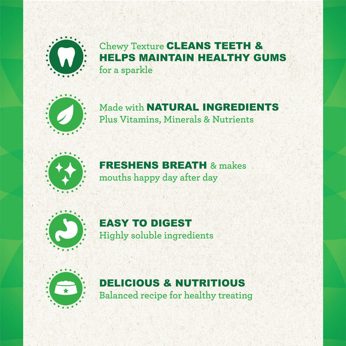 Greenies Dog Original Dental Treats for Teenie Dogs Value Pack 1kg